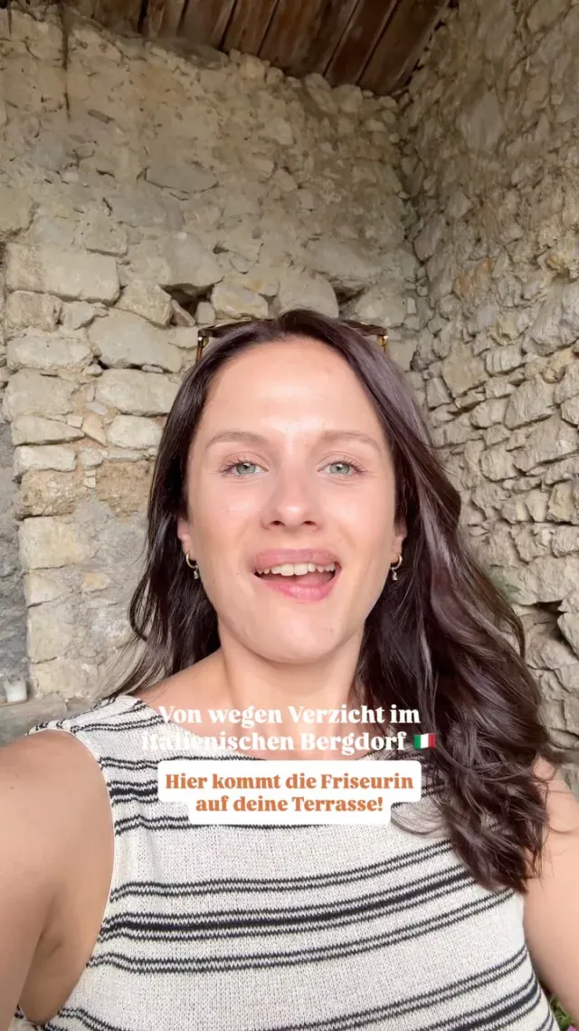 Mit Blick auf die Berge lässt sich der Friseurtermin doch gut aushalten, oder?