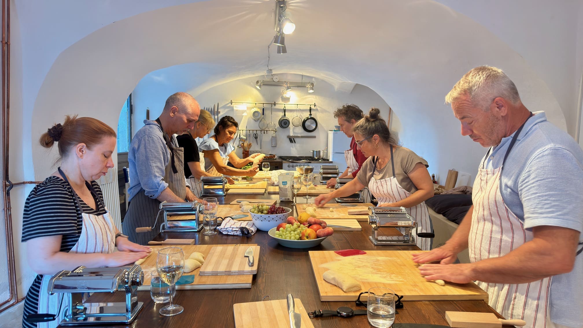 Kochkurs mit Donata im Gewölbekochstudio des casa abruzzo