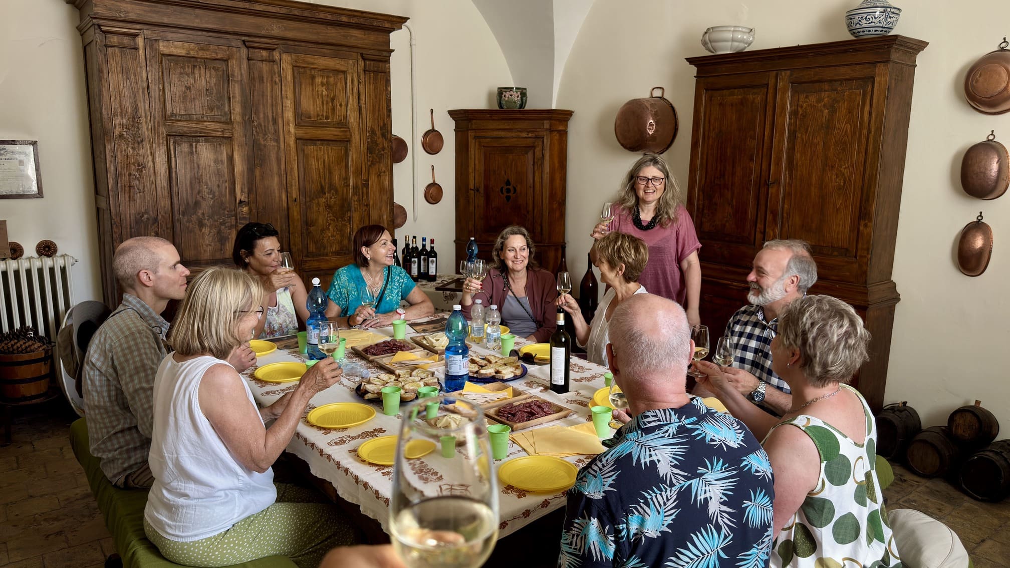 Weinverkostung im Weingut Pietrantonj in den Abruzzen
